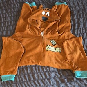 Scooby-Doo Kids Pajama Set - Brown and Blue